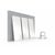 Design Thinking-whiteboard plaatstaal gelakt, wit h x b x d = 1800x900x15 mm