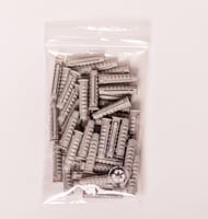 Gripzakken met ophanggat 5 mm, transparant, 30% gerecycled