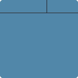 Post-its l x b = 75x75 mm, VE = 10 stuks blauw