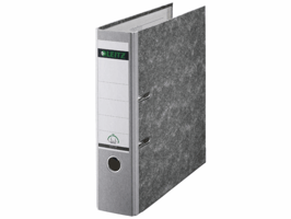 Leitz Ordner wolkenmarmer Rugbreedte 80 mm, grijs