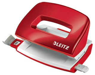 Perforator Leitz Nexxt WOW mini 10 vel rood
