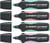 Markeerstift STABILO Green Boss etui à 4 kleuren