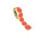 Kangaro Etiket Rond 35 mm Neon Rood (rol 500 stuk)