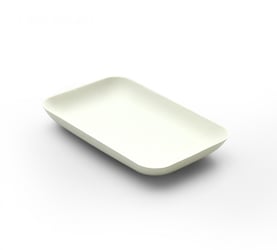 Bagastro bord rechthoekig, 120 x 80 x h15 mm