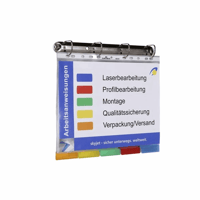 4-voudige ringbandset A4 incl. 5 tabbladen gekleurd