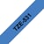 P-Touch TZE labeltapes Zwart op blauw TZE-531 12 mm