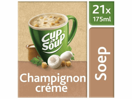 Unox Cup a Soup 175 ml Champignoncrèmesoep (doos 21 stuks)