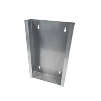 Roestvast stalen dispenser voor dispenserdozen h x b x d = 350x222x65 mm voor wandbevestiging