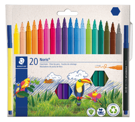 Kleurstift Staedtler Noris 326 kartonnen etui 20 kleuren