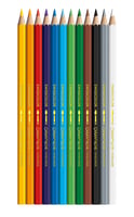 Kleurpotloden Caran D'ache aquarel doos à 12stuks
