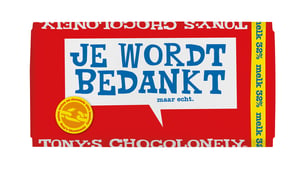 Chocolade Tony's Chocolonely reep 180gr melk "Bedankt"