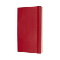 Notitieboek Moleskine L 130x210mm lijn scarlet red