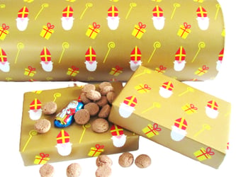 Sintpapier 50cmx150m Goud