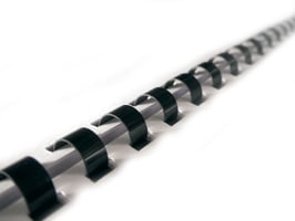 Bindrug GBC 10mm 21rings A4 zwart 100 stuks