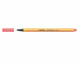 FINELINER STABILO POINT 88/040 NEON ROOD artikel afbeelding