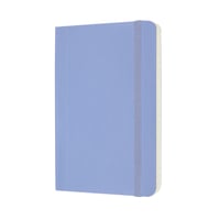 Notitieboek Moleskine pocket 90x140mm lijn soft cover hydrangea blue
