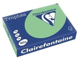 Clairefontaine Trophée Papier, A4, 160 g/m², Natuurgroen (pak 250 vel)