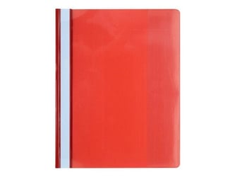 Exacompta Premium Snelhechtmap A4, PVC, 300 vel, Rood (pak 10 stuks)