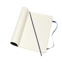 Notitieboek Moleskine large 130x210mm lijn soft cover sapphire blue