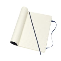 Notitieboek Moleskine large 130x210mm lijn soft cover sapphire blue