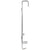 Ophanging voor emmer lengte 370 mm roestvast staal