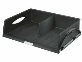 Brievenbak Leitz Sorty Jumbo A3 dwars zwart