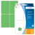 Etiket HERMA 2495 52x82mm groen 128stuks