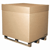 Kartonnen container met deksel buitenformaat 1200x800x800mm, kleur bruin, BC-Golf 7mm artikel afbeelding