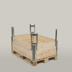 Afstandhouder, VE = 4 stuks voor opzetframe naar pallet 250 mm vrije hoogte