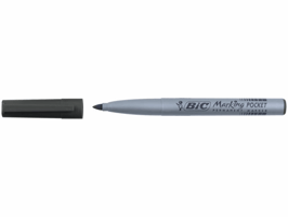 Viltstift Bic 1445 ecolutions rond fijn zwart