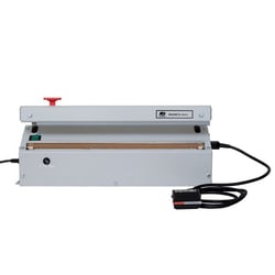 Folieseal-tafelapparaat MAGNETA industriële versie met voetpedaal lasnaad l x b = 420x5 mm