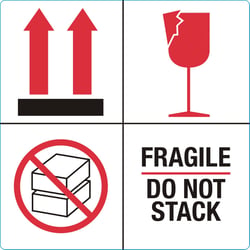 Waarschuwingssticker Frg/dn stack/rl1000
