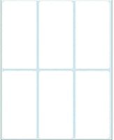 Etiket HERMA 2480 34x67mm wit 192 stuks