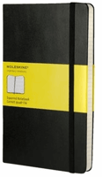 Notitieboek Moleskine large 130x210mm ruit 5x5 hard cover zwart
