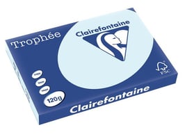 Clairefontaine Trophée Papier, A3, 120 g/m², Azuurblauw (pak 250 vel)