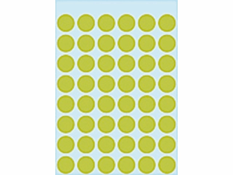 ETIKET HERMA 1868 ROND 12MM 240ST FLUOR GROEN artikel afbeelding