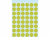 ETIKET HERMA 1868 ROND 12MM 240ST FLUOR GROEN artikel afbeelding