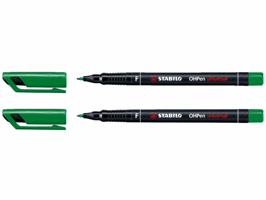 VILTSTIFT STABILO OHP 842/36 ROND 0.6MM F GROEN  artikel afbeelding