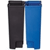 Recycling binnenbakken 2x25 ltr End Step RVS, Rubbermaid, kleur zwart/blauw, model VB 225013 artikel afbeelding