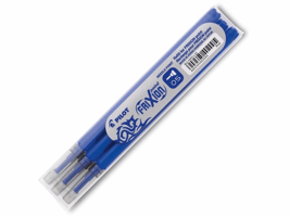 Pilot Vulling rolschrijver FriXion Point Blauw (pak 3 stuks)