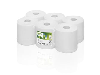 Satino Comfort Centerfeed Handdoekrol CF1, 2-Laags, 138 m, Helder wit (pak 6 rollen) artikel afbeelding