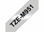 LABELTAPE BROTHER TZE-M951 24MMX8M MAT ZILVER/ZWART artikel afbeelding