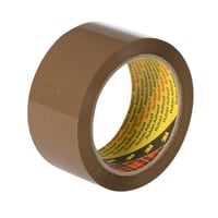 Scotch® Verpakkingstape PP 371 50mm x 66m, bruin (pak 6 x 66 meter)