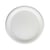Bord IEZZY 260mm 1vaks suikerriet PFAS-vrij wit 50 stuks