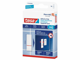 tesa® Powerstrips® navulverpakking voor kleefspijkers voor tegels en metaal, 2 kg, wit (pak 9 stuks)