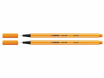 FINELINER STABILO POINT 88/89 DONKERGEEL artikel afbeelding