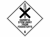 Gevarenetiket A30, 100X100mm wit opdruk zwart. Klasse 6 Harmful Stow Away From Foodstuffs artikel afbeelding