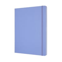 Notitieboek Moleskine XL 190x250mm lijn hard cover hydrangea blue