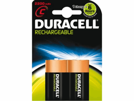 Oplaadbare batterij Duracell C