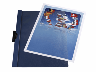 Staples Klemmap 1-30 vel, blauw (pak 5 stuks) artikel afbeelding